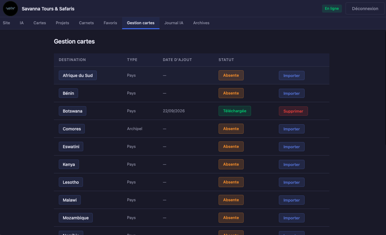 Alias2Ender — map manager